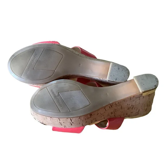 Stylish Pink Wedge Sandals - Picture 11 of 11